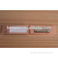 engraved custom logo bronze name badge with rectangle magnet